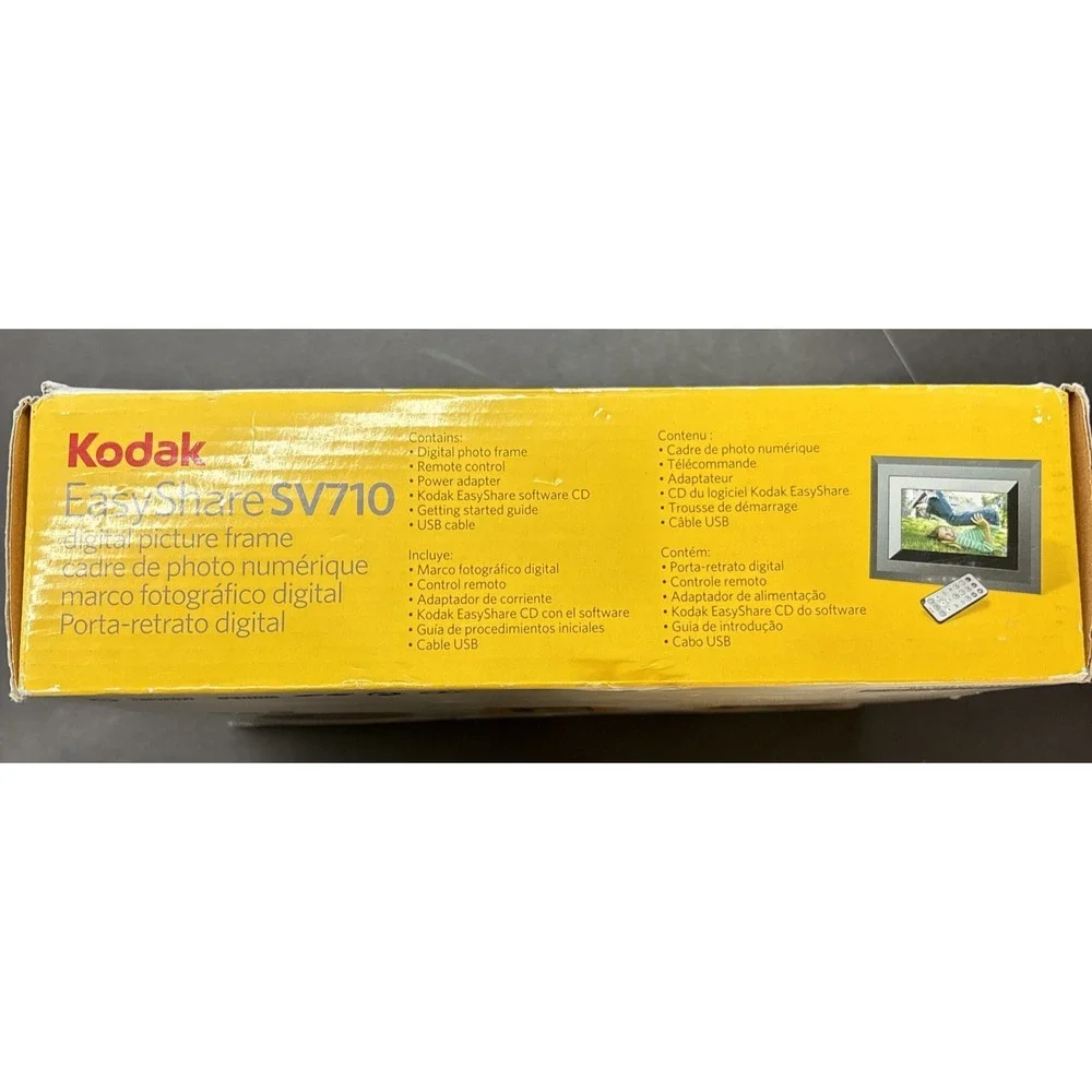 Kodak Easy Share SV710 Digital Picture 7in Frame With Remote Control‎ (Open Box)